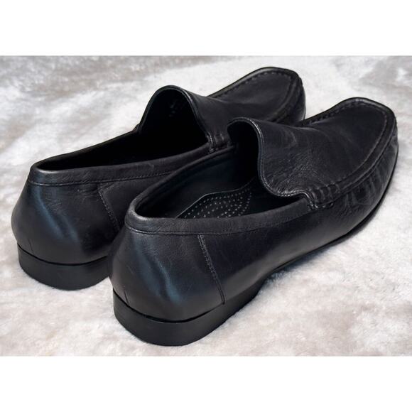 Cole Haan Black Leather Moccasin Slip On Loafers Mens Size 10 main image 6
